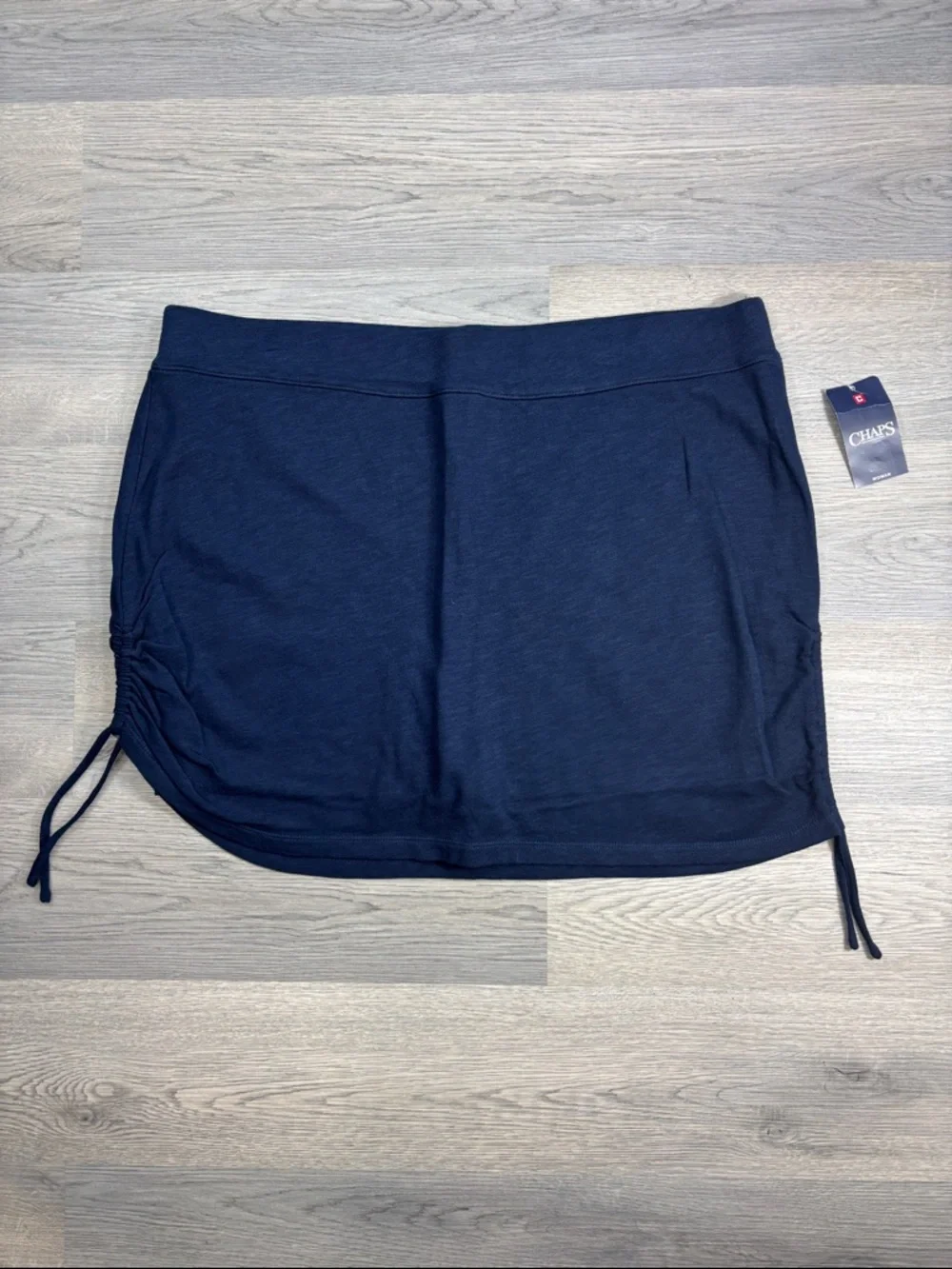 Chaps Navy Drawstring Side Skort - 2X NWT - Picture 1 of 6